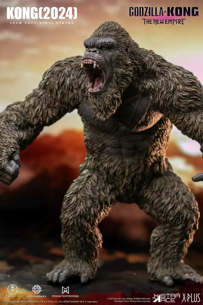 Godzilla vs. Kong: The New Empire Soft Vinyl Soška Kong 30 cm termékfotó