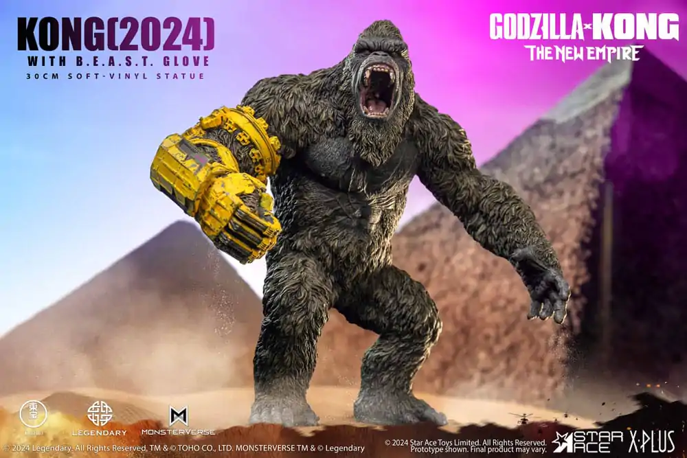 Godzilla vs. Kong: The New Empire Soft Vinyl Statue Kong s rukavicou B.E.A.S.T. 30 cm termékfotó