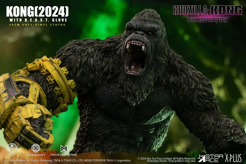 Godzilla vs. Kong: The New Empire Soft Vinyl Statue Kong s rukavicou B.E.A.S.T. 30 cm termékfotó