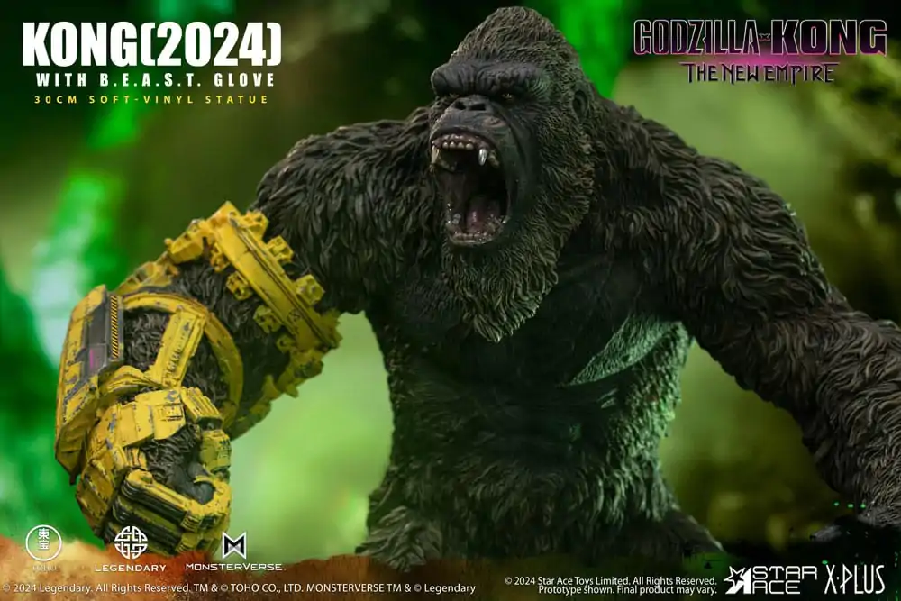 Godzilla vs. Kong: The New Empire Soft Vinyl Statue Kong s rukavicou B.E.A.S.T. 30 cm termékfotó