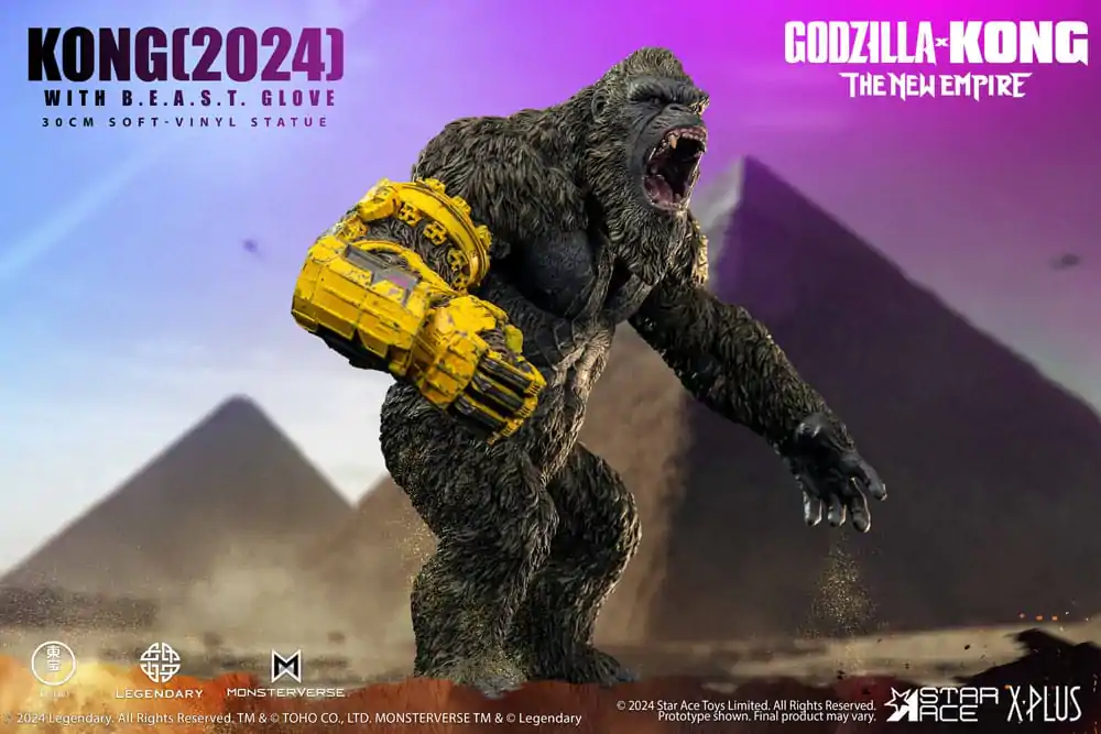 Godzilla vs. Kong: The New Empire Soft Vinyl Statue Kong s rukavicou B.E.A.S.T. 30 cm termékfotó