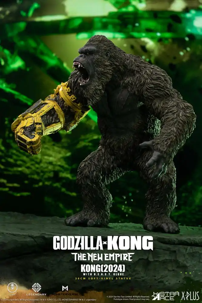 Godzilla vs. Kong: The New Empire Soft Vinyl Statue Kong s rukavicou B.E.A.S.T. 30 cm termékfotó