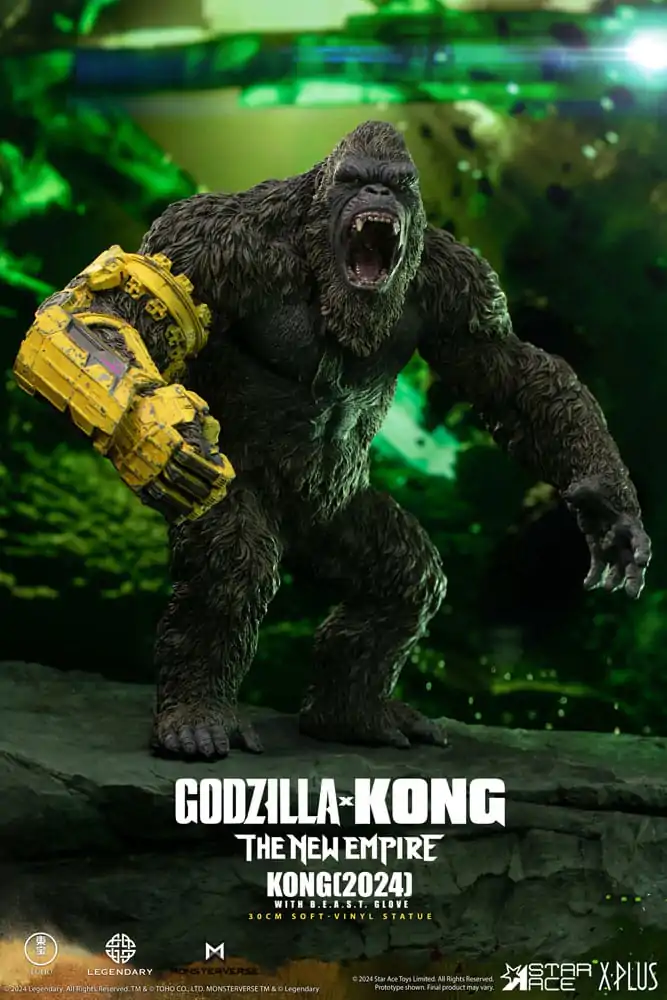 Godzilla vs. Kong: The New Empire Soft Vinyl Statue Kong s rukavicou B.E.A.S.T. 30 cm termékfotó