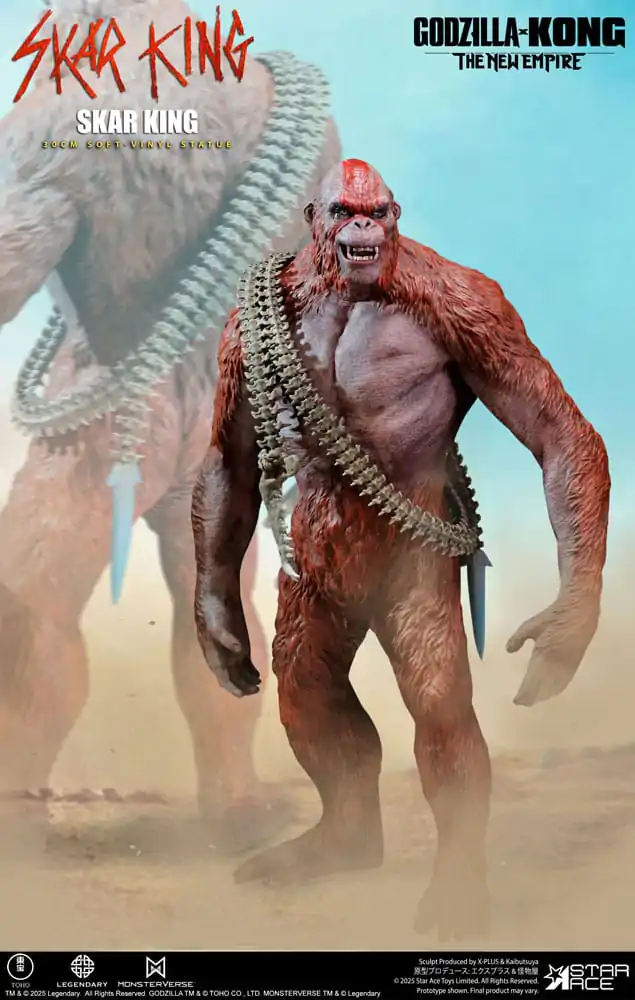 Godzilla vs. Kong: The New Empire Mäkká vinylová socha Skar King Unleash the Titan 30 cm produktová fotografia