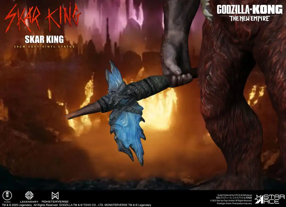 Godzilla vs. Kong: The New Empire Mäkká vinylová socha Skar King Unleash the Titan 30 cm produktová fotografia