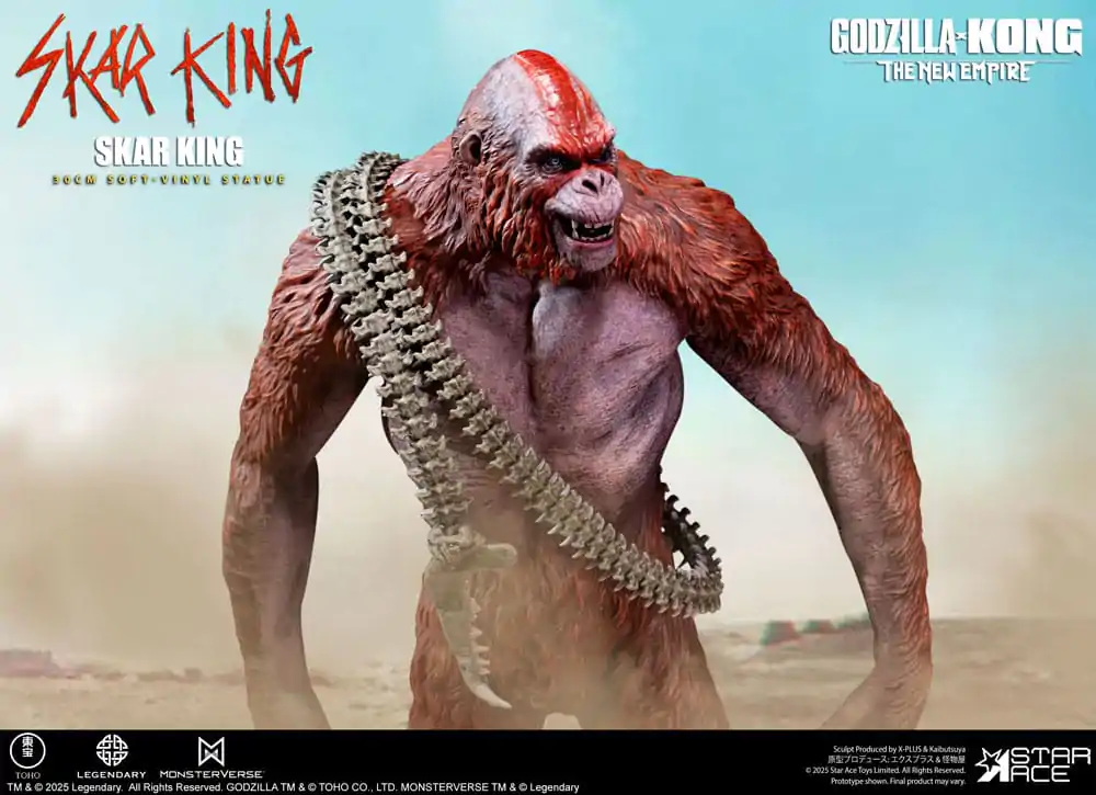 Godzilla vs. Kong: The New Empire Mäkká vinylová socha Skar King Unleash the Titan 30 cm produktová fotografia