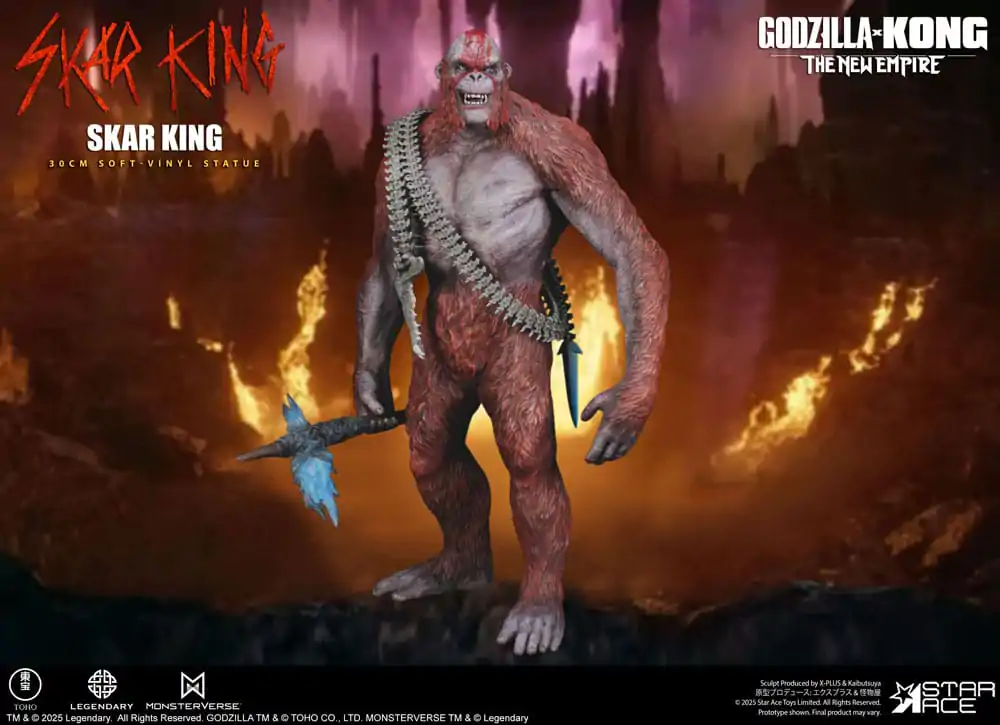 Godzilla vs. Kong: The New Empire Mäkká vinylová socha Skar King Unleash the Titan 30 cm produktová fotografia