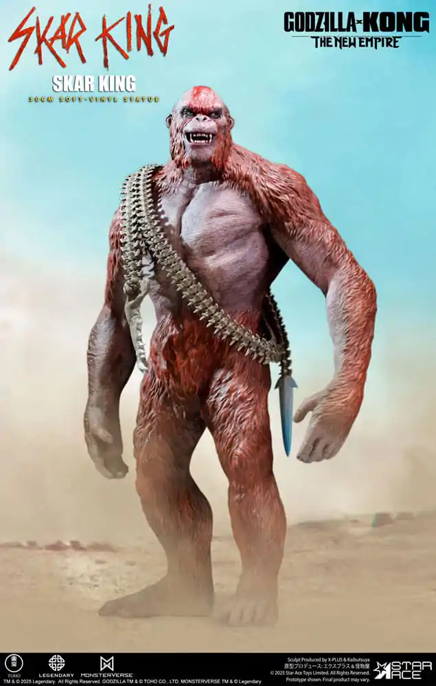 Godzilla vs. Kong: The New Empire Mäkká vinylová socha Skar King Unleash the Titan 30 cm produktová fotografia