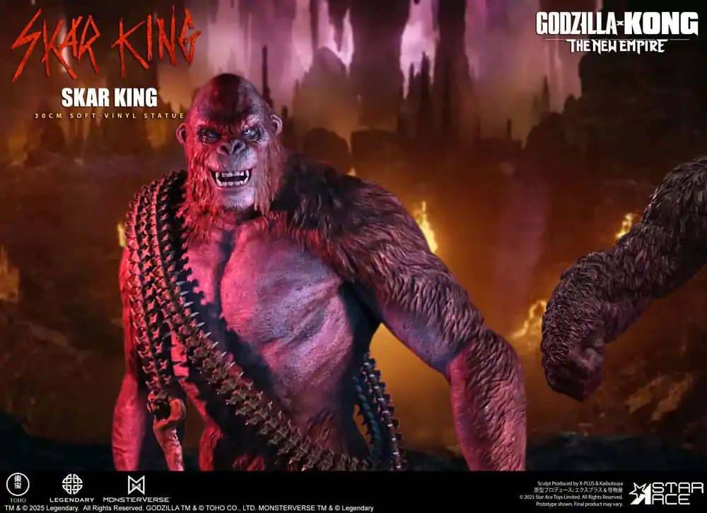 Godzilla vs. Kong: The New Empire Mäkká vinylová socha Skar King Unleash the Titan 30 cm produktová fotografia