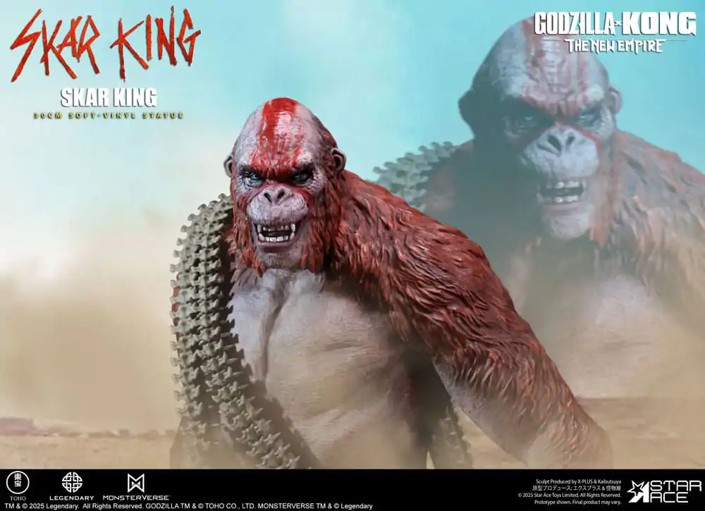 Godzilla vs. Kong: The New Empire Mäkká vinylová socha Skar King Unleash the Titan 30 cm produktová fotografia