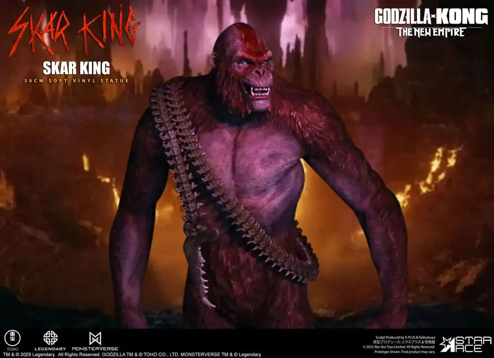 Godzilla vs. Kong: The New Empire Mäkká vinylová socha Skar King Unleash the Titan 30 cm produktová fotografia