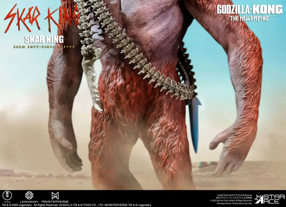 Godzilla vs. Kong: The New Empire Mäkká vinylová socha Skar King Unleash the Titan 30 cm produktová fotografia