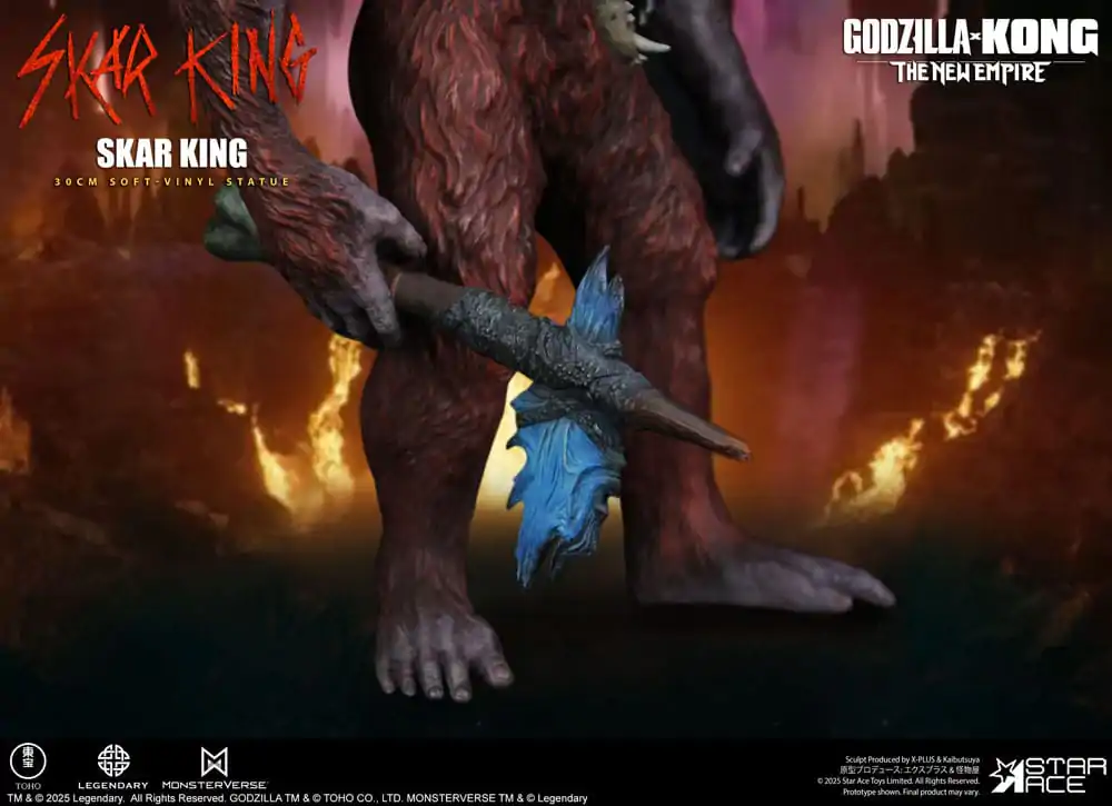 Godzilla vs. Kong: The New Empire Mäkká vinylová socha Skar King Unleash the Titan 30 cm produktová fotografia