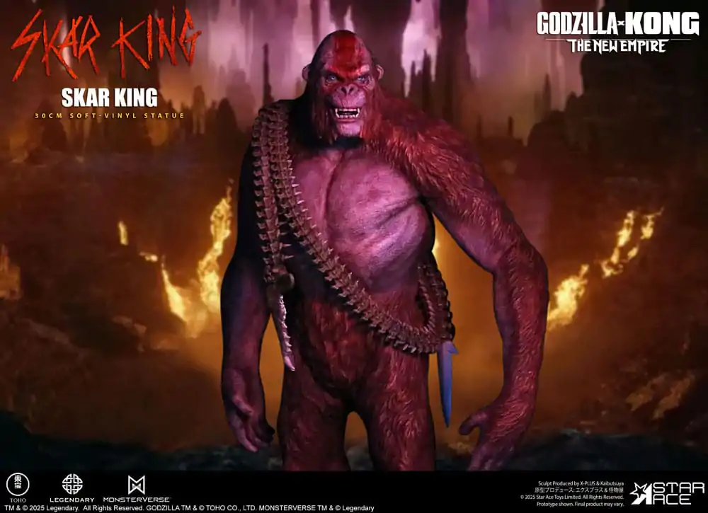 Godzilla vs. Kong: The New Empire Mäkká vinylová socha Skar King Unleash the Titan 30 cm produktová fotografia