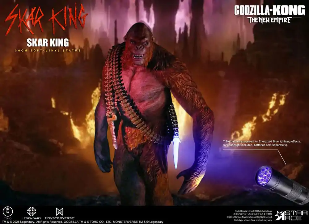 Godzilla vs. Kong: The New Empire Mäkká vinylová socha Skar King Unleash the Titan 30 cm produktová fotografia