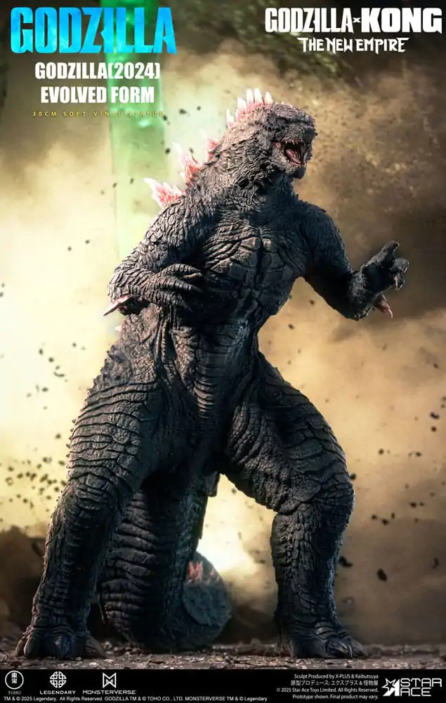 Godzilla vs. Kong: The New Empire mäkká vinylová socha Godzilla (2024) Evolved Deluxe Version 30 cm produktová fotografia