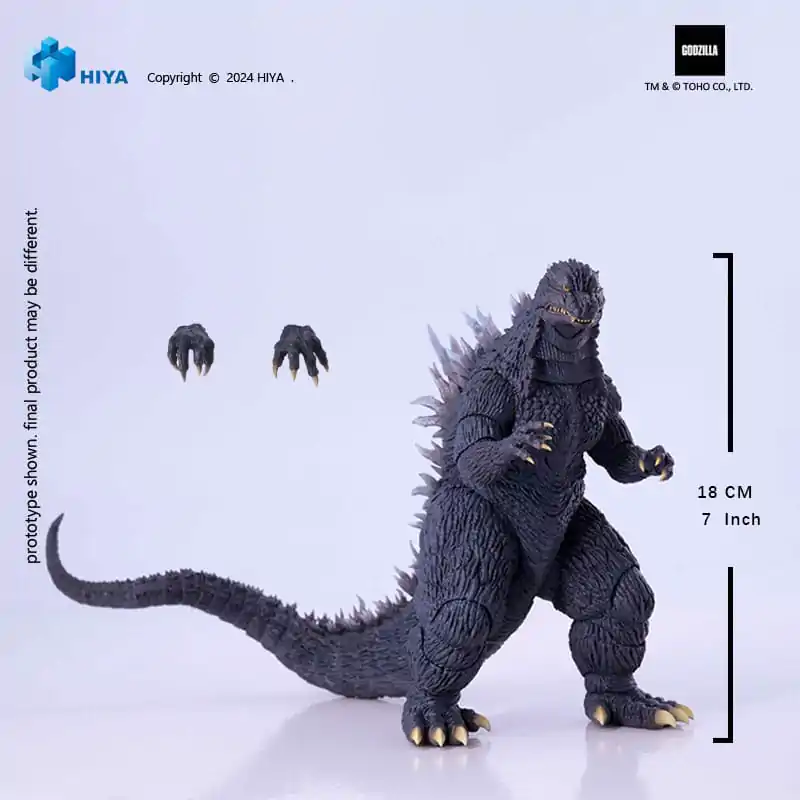 Godzilla vs. Mechagodzilla 2002 Exquisite Basic Akčná figúrka Godzilla 18 cm produktová fotografia