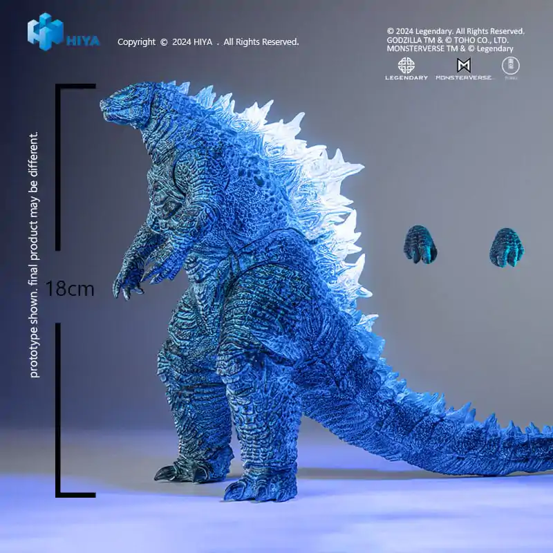 Godzilla x Kong: The New Empire Exquisite Basic Action Figure Energized Godzilla 18 cm termékfotó