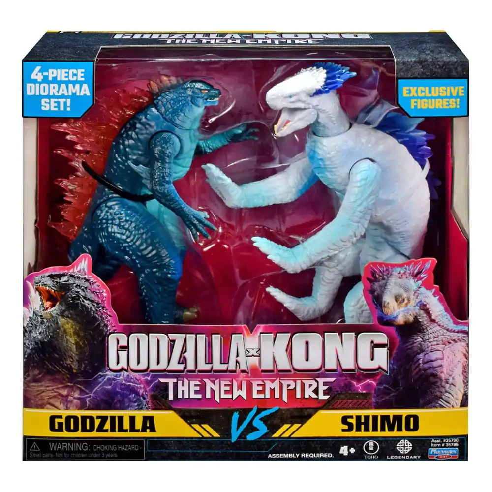 Godzilla x Kong: The New Empire Diorama 2-Pack Godzilla vs Shimo 15 cm produktová fotografia
