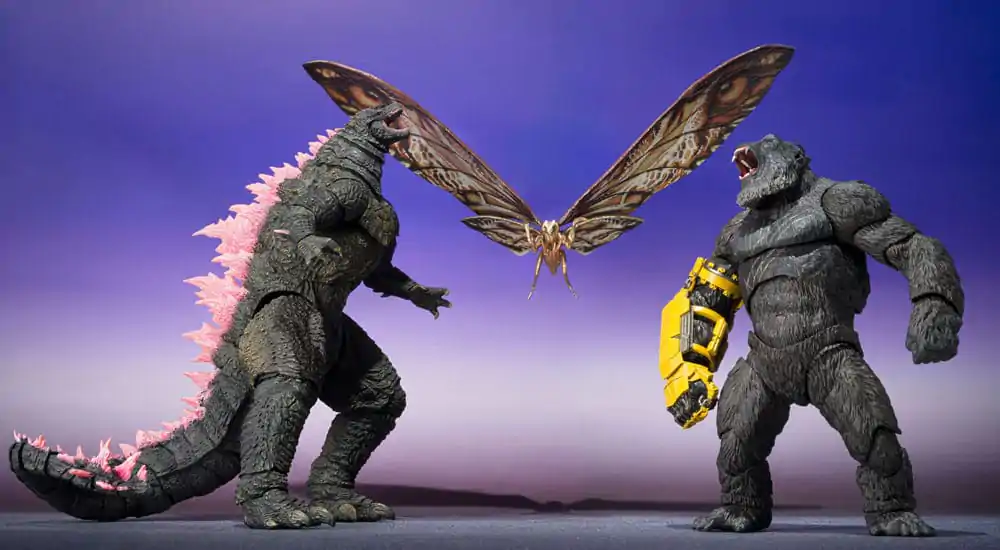 Godzilla x Kong: The New Empire S.H. Monster Arts Akčné figúrky 2-balenie Suko & Mothra produktová fotografia