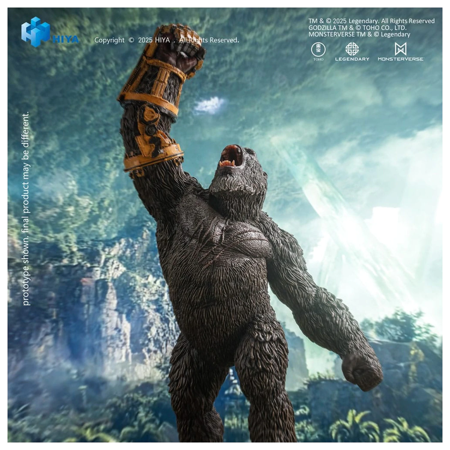 Godzilla x Kong The New Empire Stylist Series PVC socha Kong B.E.A.S.T. Glove Version 22 cm produktová fotografia