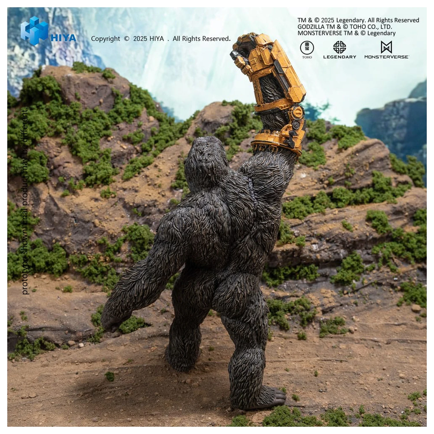 Godzilla x Kong The New Empire Stylist Series PVC socha Kong B.E.A.S.T. Glove Version 22 cm produktová fotografia