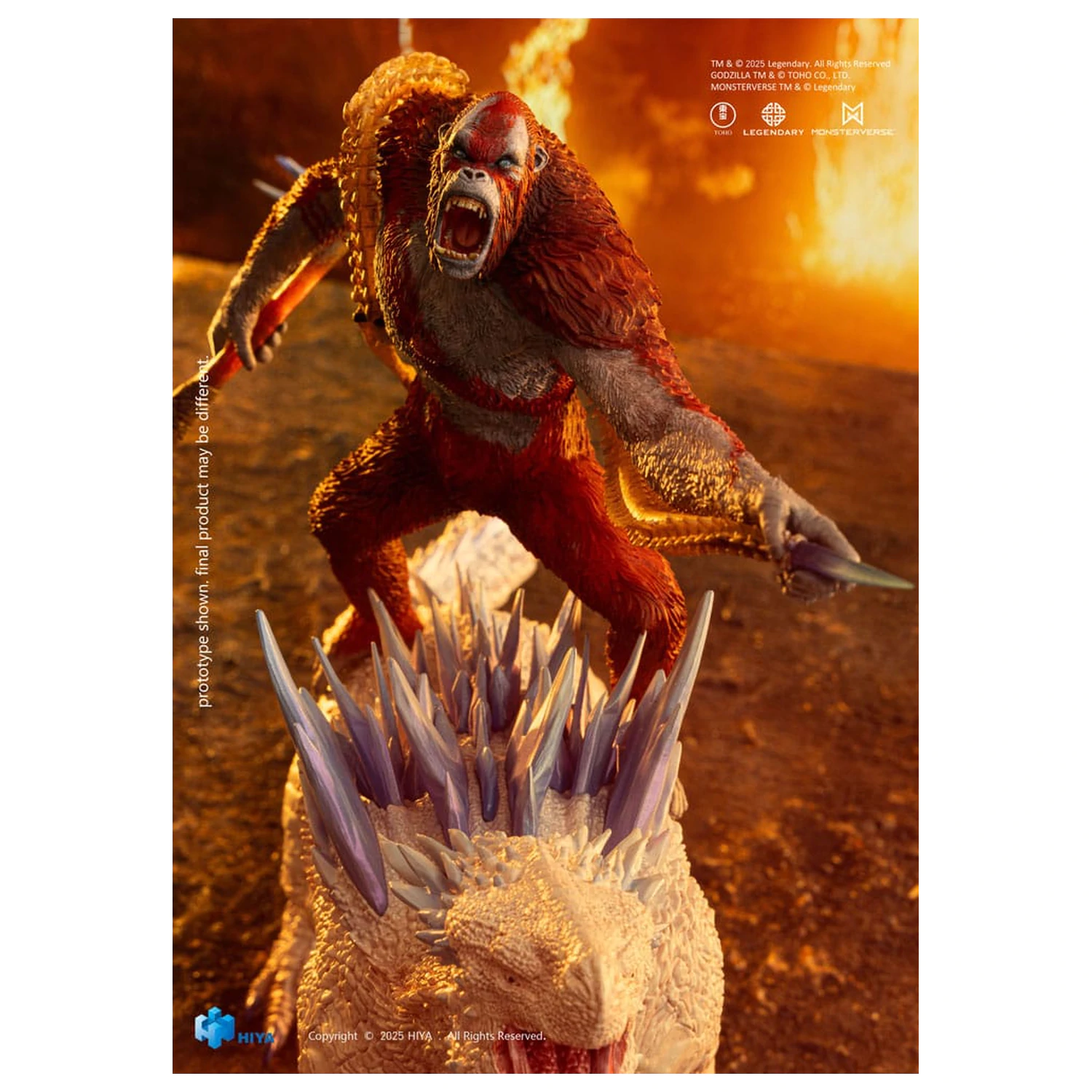 Godzilla x Kong The New Empire Stylist Series PVC socha Skar King 15 cm produktová fotografia