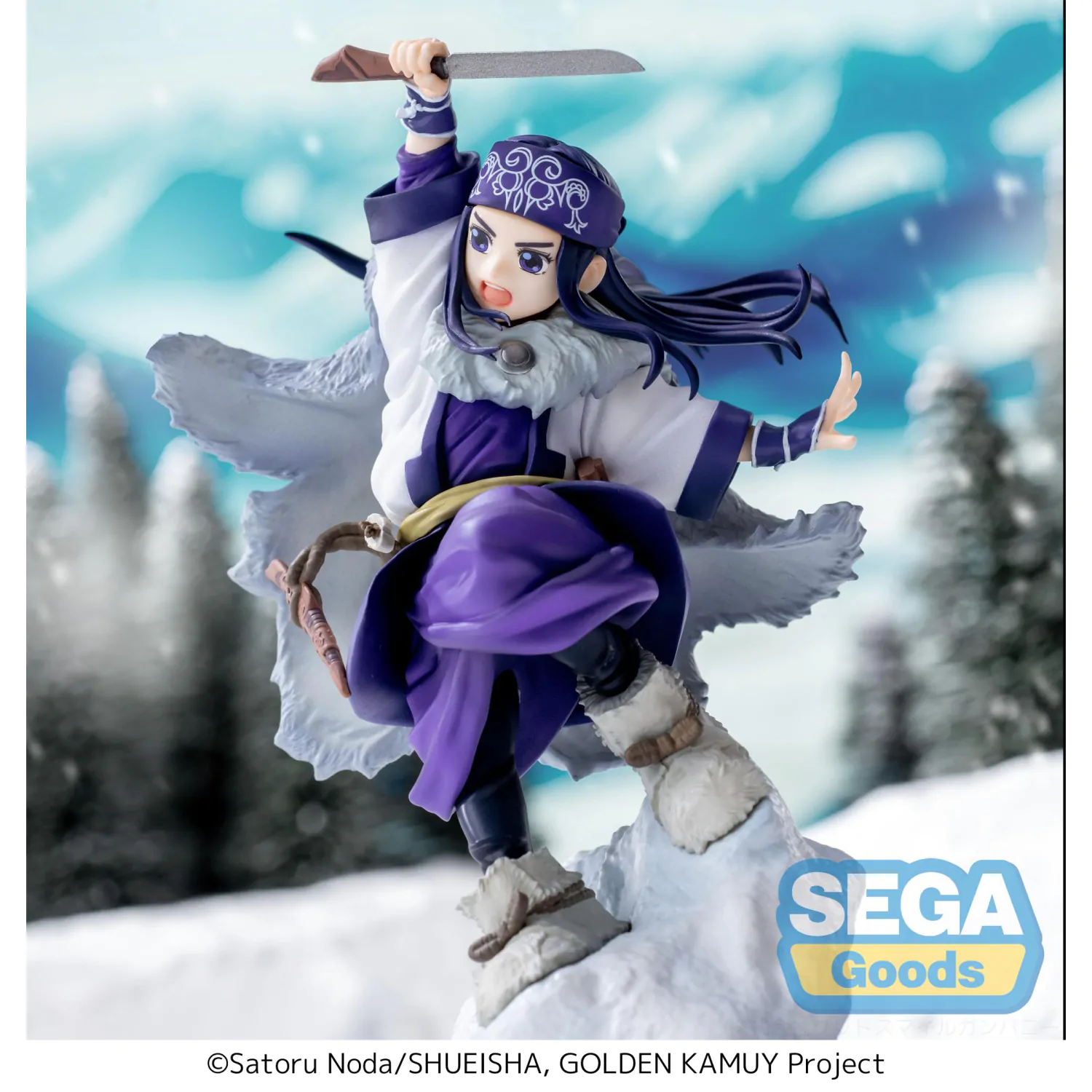 Golden Kamuy Xross Link Anime PVC Socha Asirpa 11 cm produktová fotografia