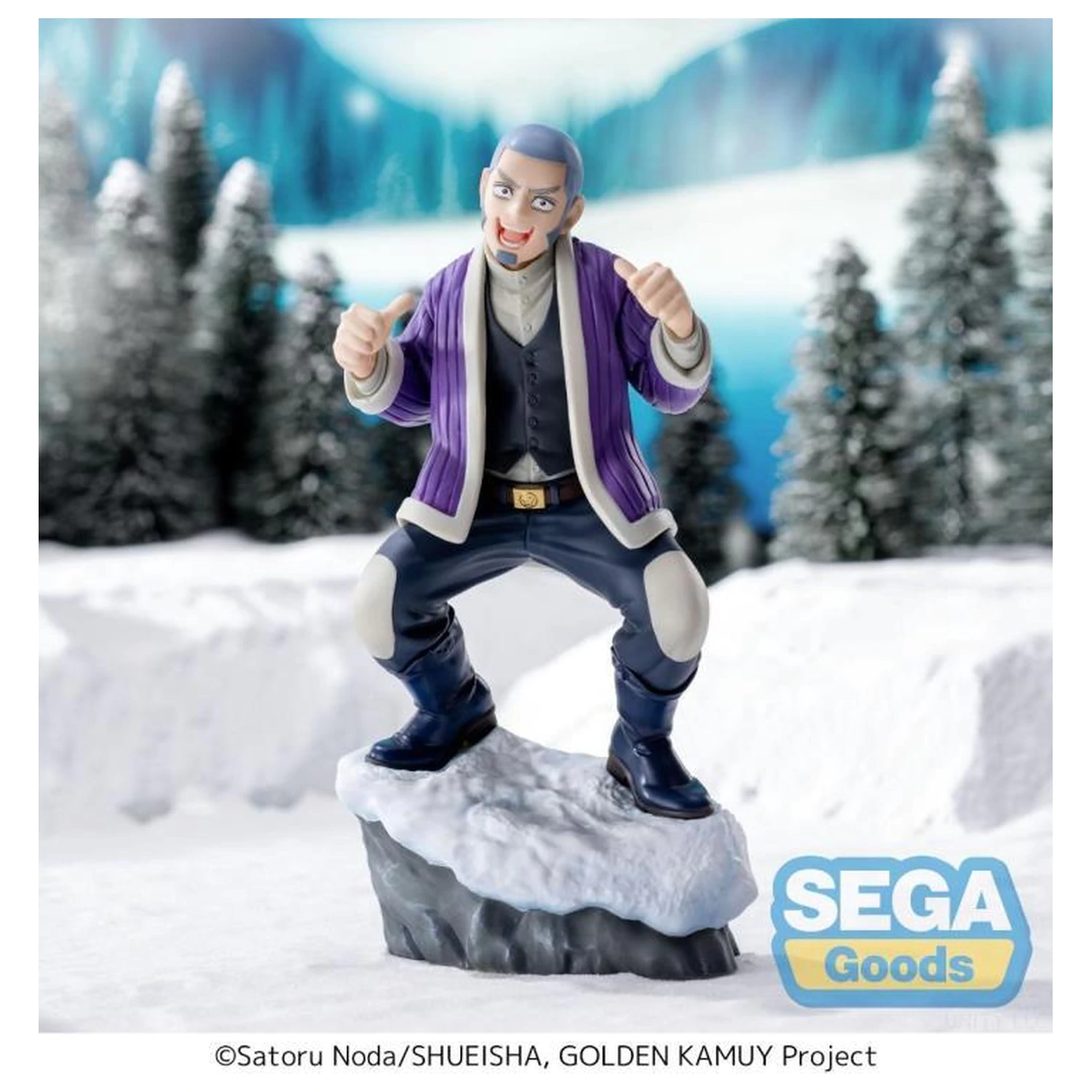 Golden Kamuy Xross Link Anime PVC Socha Yoshitake Shiraishi 14 cm produktová fotografia