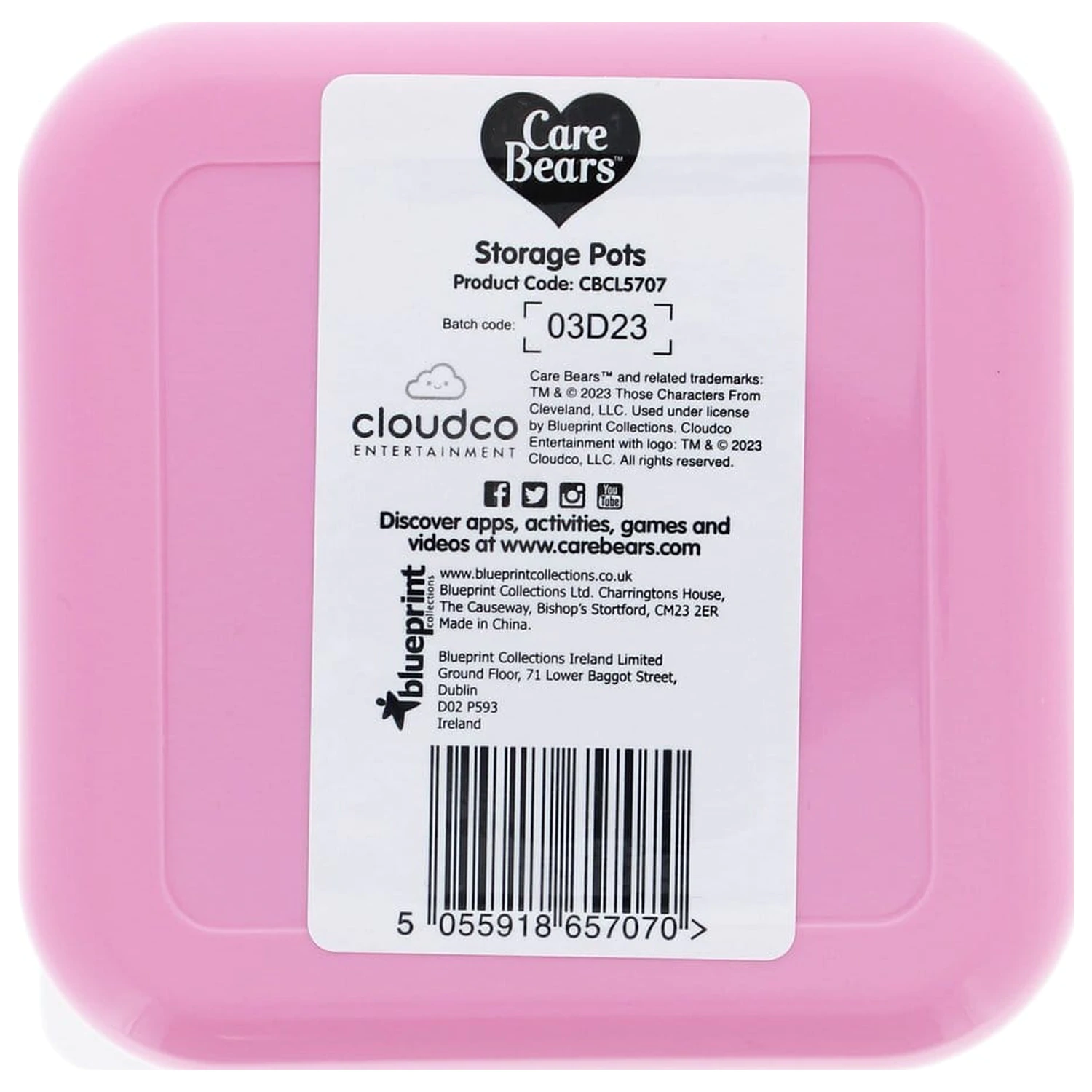Care Bears Súprava 3 boxov na desiatu produktová fotografia
