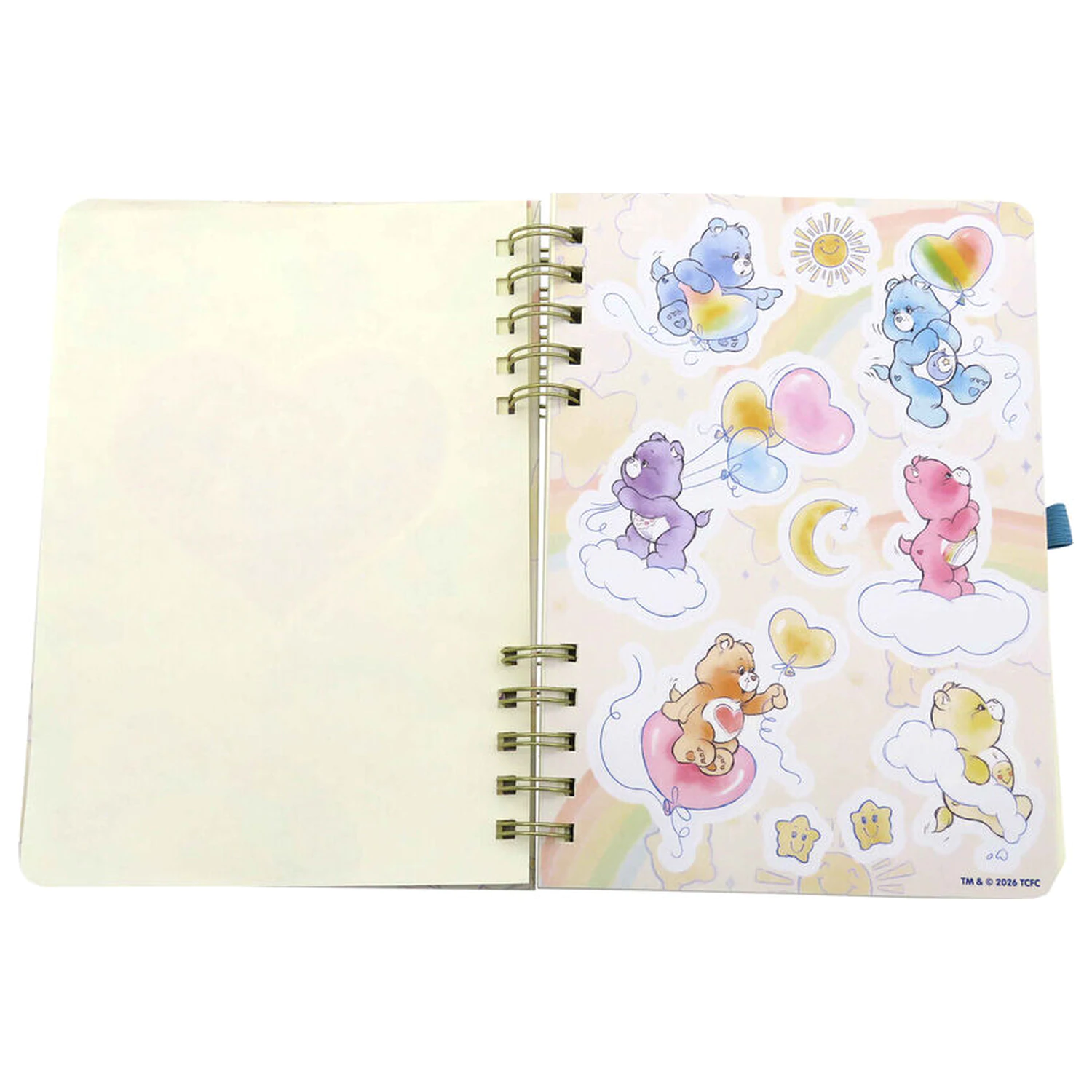 Care Bears A5 zápisník + pero a nálepky produktová fotografia