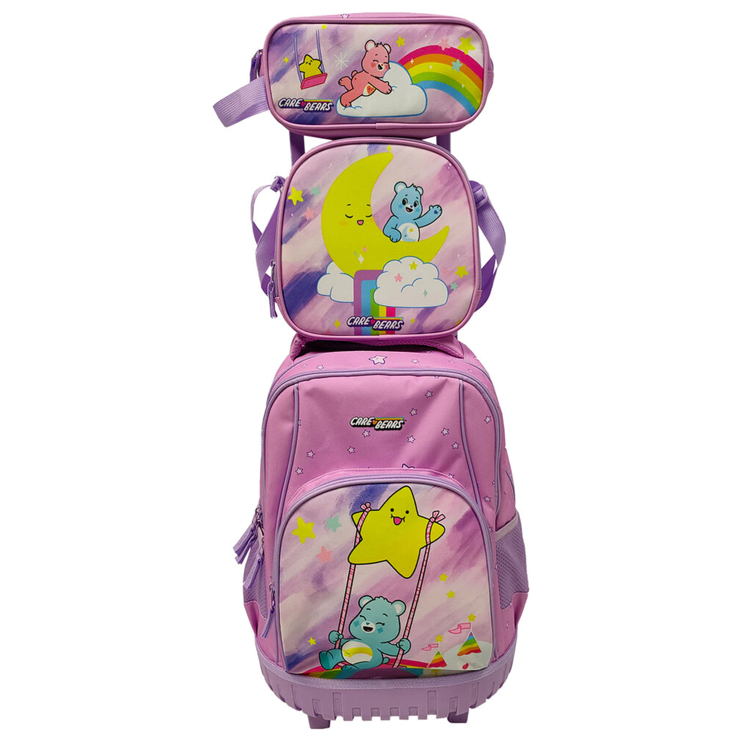 Care Bears Súprava kufríkov na kolieskach + peračník + taška na obed produktová fotografia