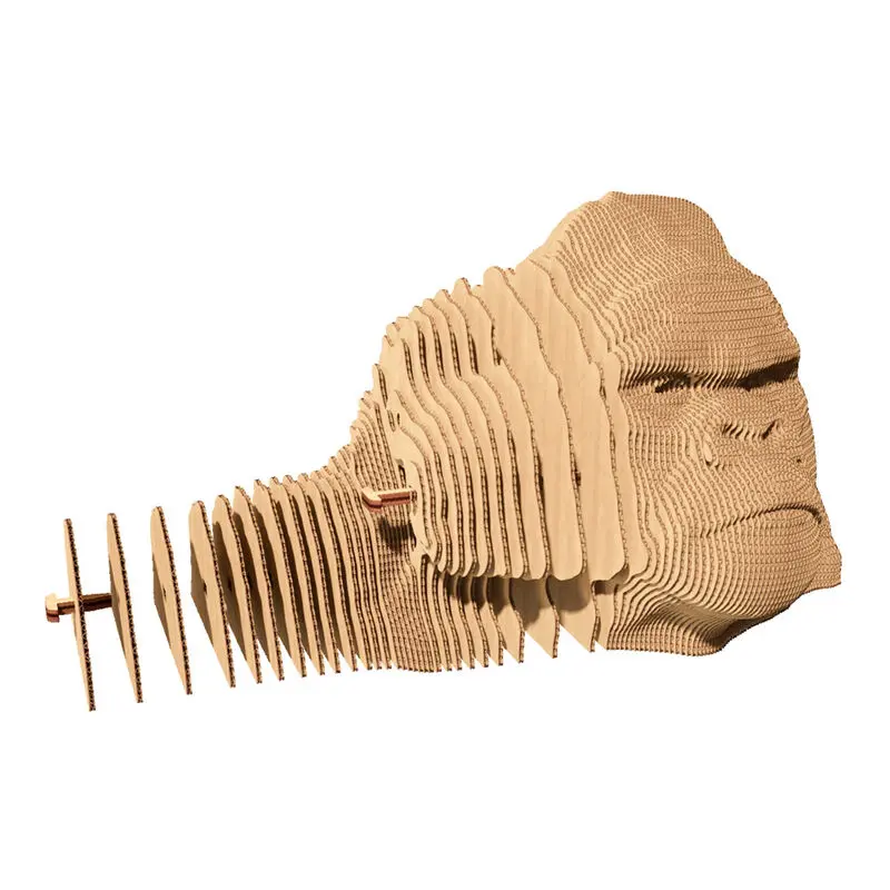 Gorilla kartónové 3D puzzle 94-dielne produktová fotografia