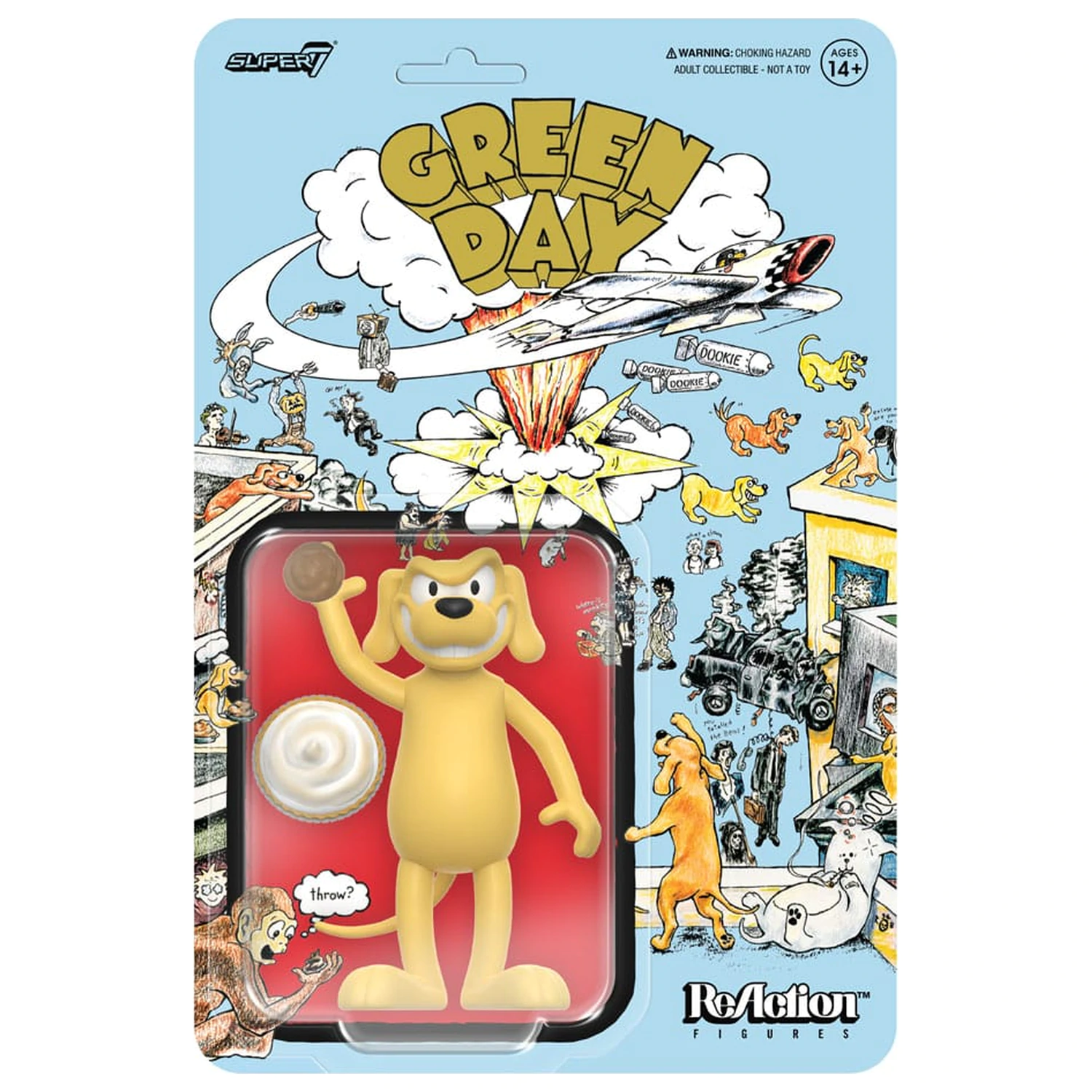 Green Day ReAction Action Figure Dookie Dog 9 cm produktová fotografia