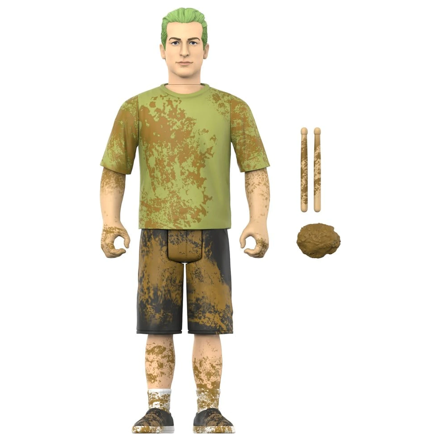 Green Day ReAction akčná figúrka vlna 01 Tré Cool (Mud Fight) produktová fotografia