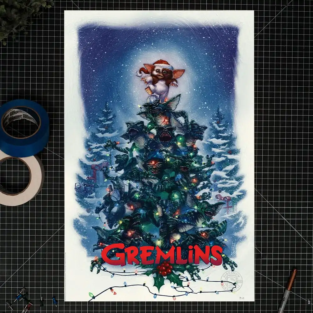 Gremlins Art Print Darček Mogwai 41 x 61 cm - bez rámu produktová fotografia