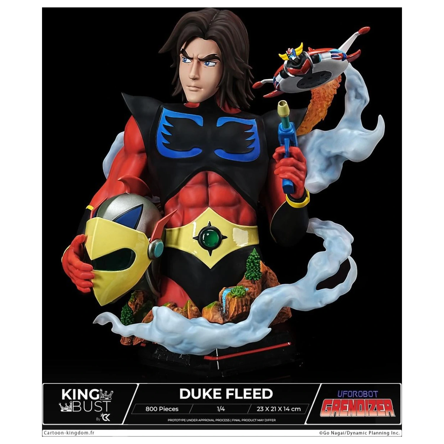 Grendizer Duke Fleed King busta 1/4 23 cm produktová fotografia