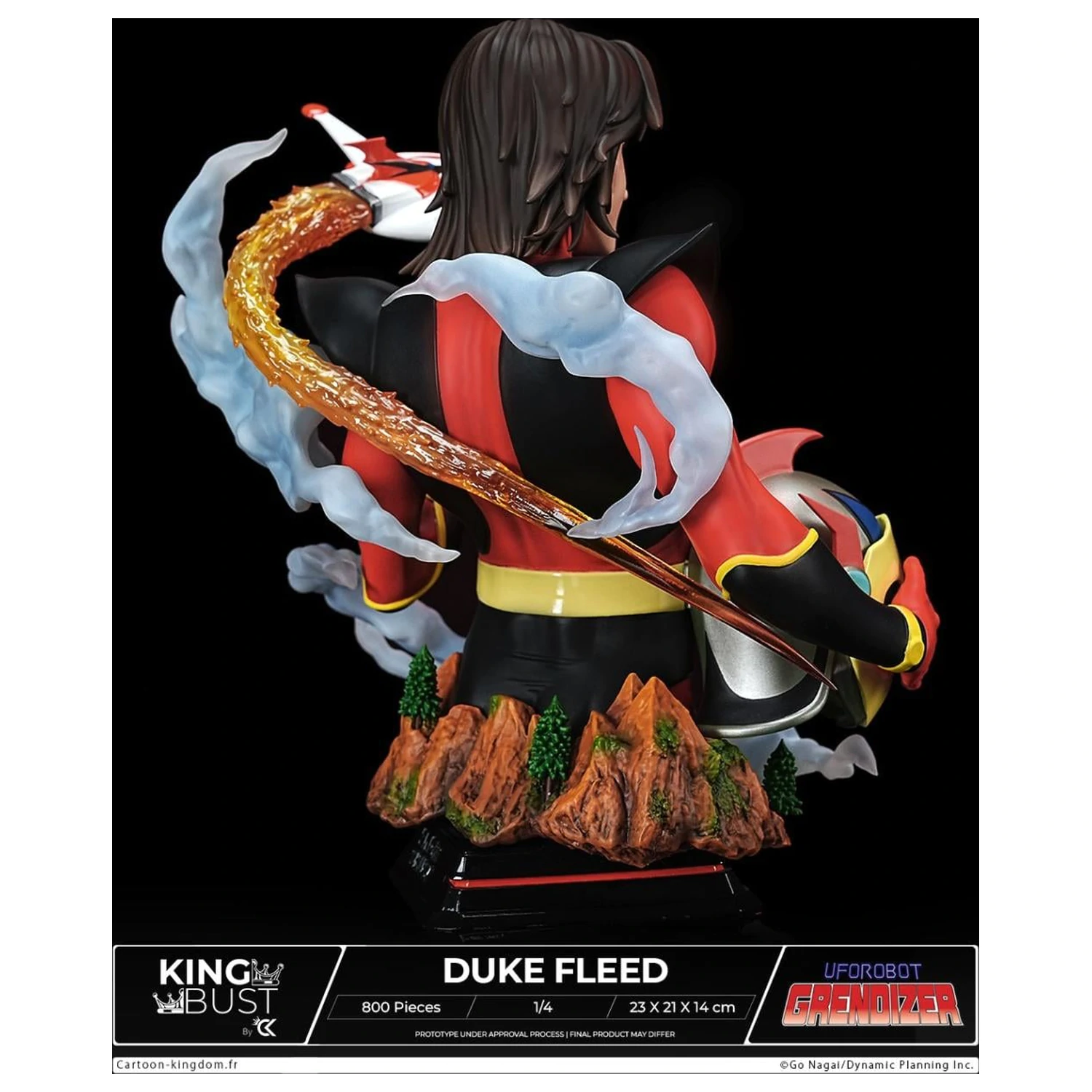 Grendizer Duke Fleed King busta 1/4 23 cm produktová fotografia
