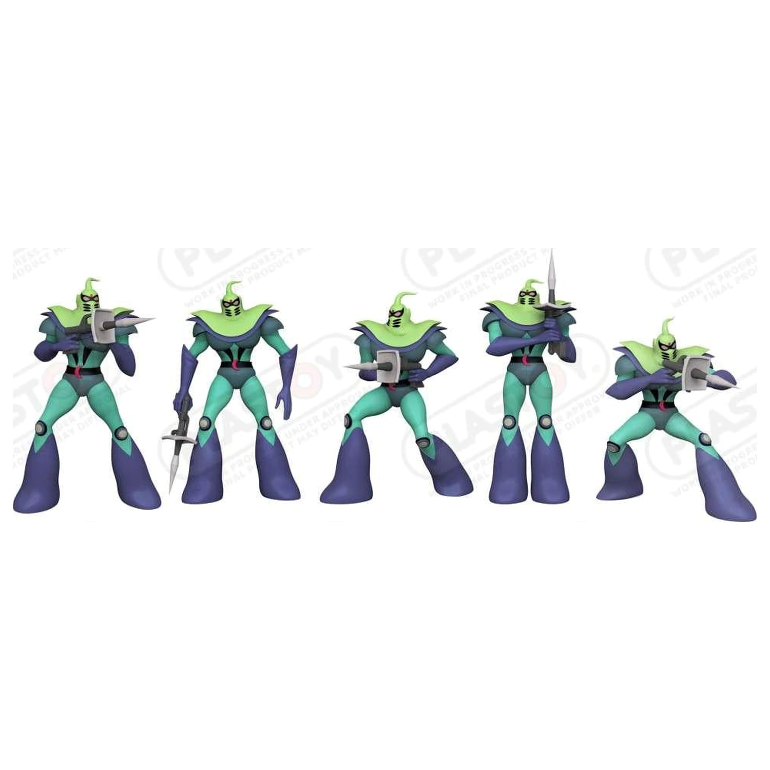 Grendizer Vegan Soldiers 5 figúrkový set 7cm produktová fotografia