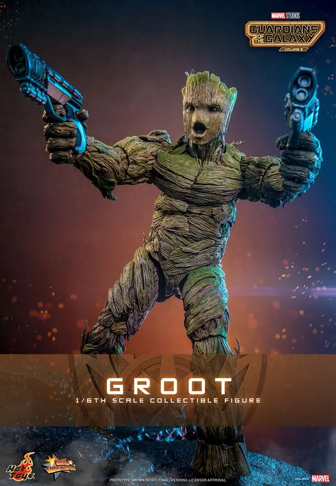 Guardians of the Galaxy Vol. 3 Movie Masterpiece Akčná figúrka 1/6 Groot 32 cm termékfotó