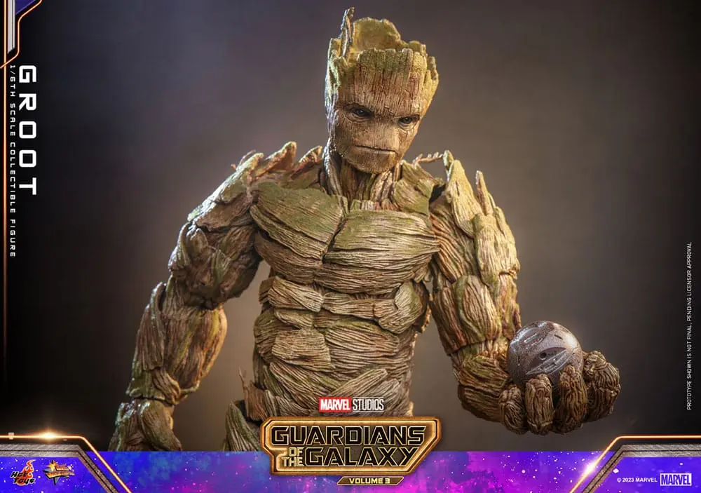 Guardians of the Galaxy Vol. 3 Movie Masterpiece Akčná figúrka 1/6 Groot 32 cm termékfotó