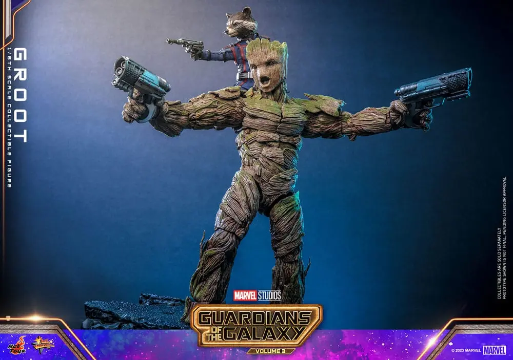 Guardians of the Galaxy Vol. 3 Movie Masterpiece Akčná figúrka 1/6 Groot 32 cm termékfotó