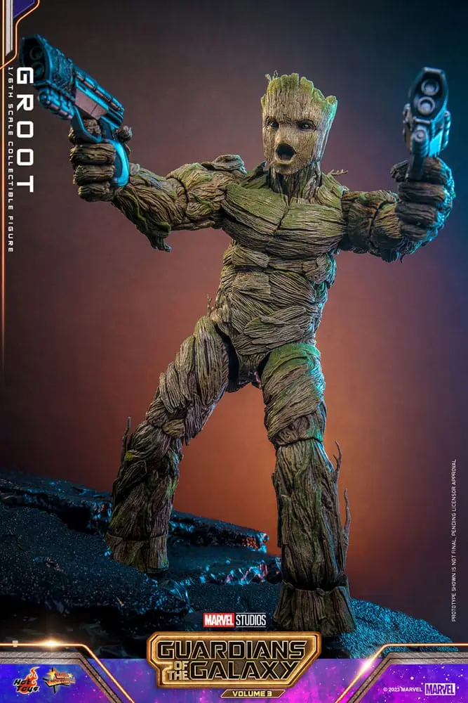 Guardians of the Galaxy Vol. 3 Movie Masterpiece Akčná figúrka 1/6 Groot 32 cm termékfotó