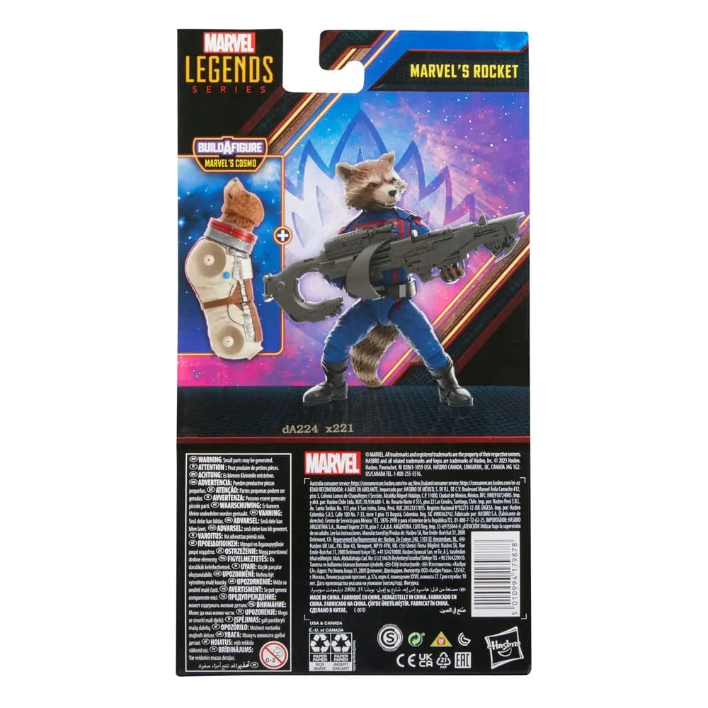 Guardians of the Galaxy Vol. 3 Marvel Legends Akčná figúrka Rocket 8 cm termékfotó