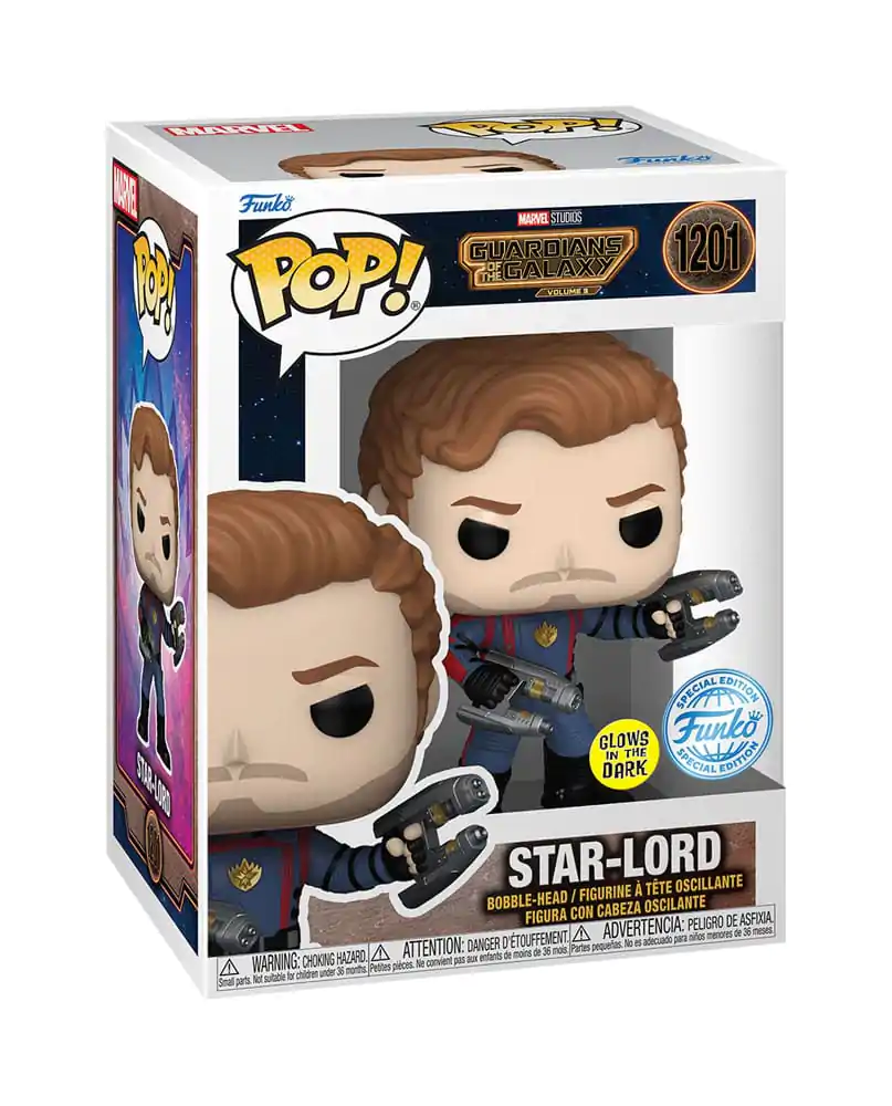 Guardians of the Galaxy Funko POP! Vinylová figúrka Star-Lord(GW) Exclusive Edition 9 cm produktová fotografia