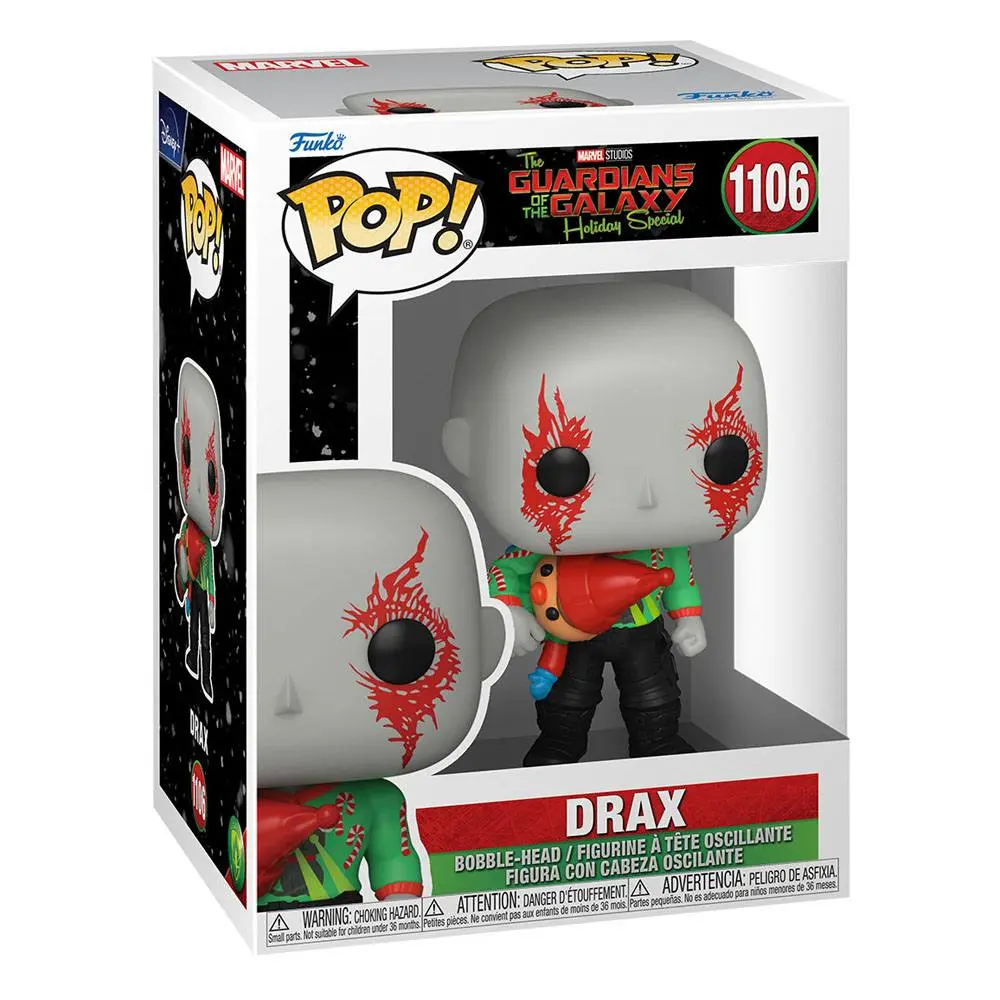 Guardians of the Galaxy Holiday Special POP! Heroes Vinyl Figúrka Drax 9 cm termékfotó