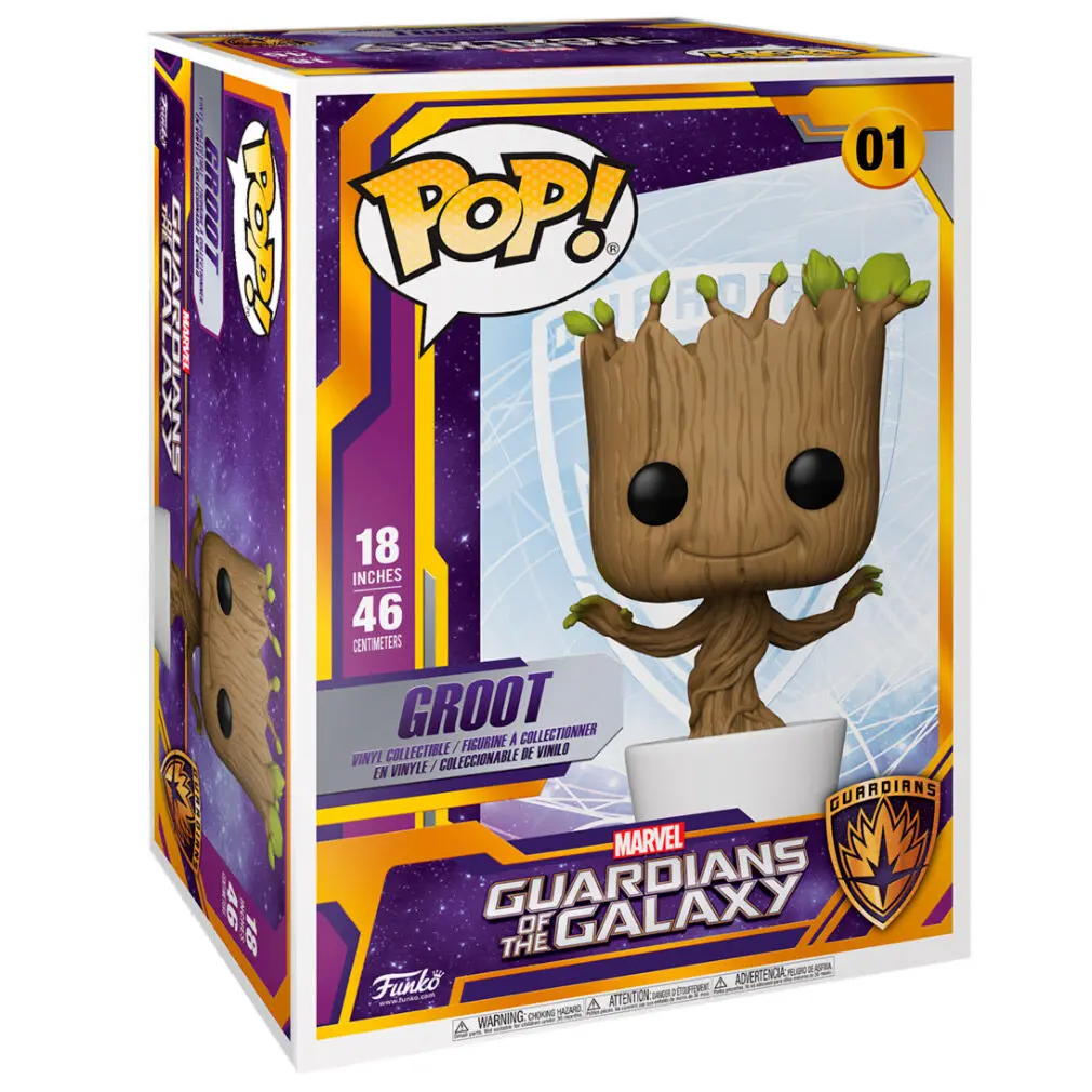 Guardians of the Galaxy Super Sized POP! Marvel Vinyl Figúrka Tancujúci Groot 46 cm produktová fotografia