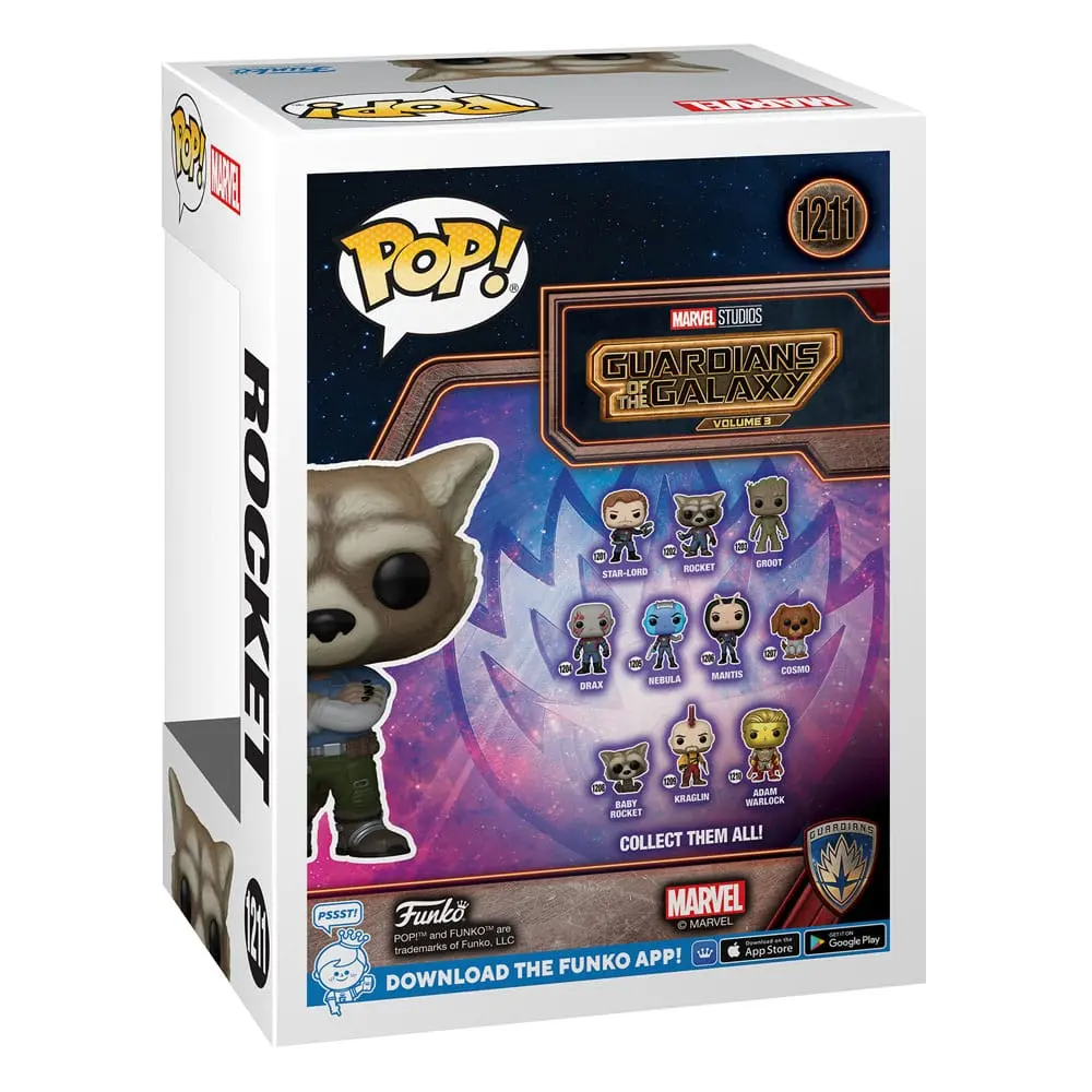 POP! Marvel vinyl figúrka Rocket különleges kiadás 9 cm - EU exkluzívne termékfotó