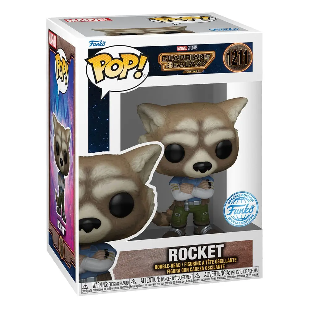 POP! Marvel vinyl figúrka Rocket különleges kiadás 9 cm - EU exkluzívne termékfotó