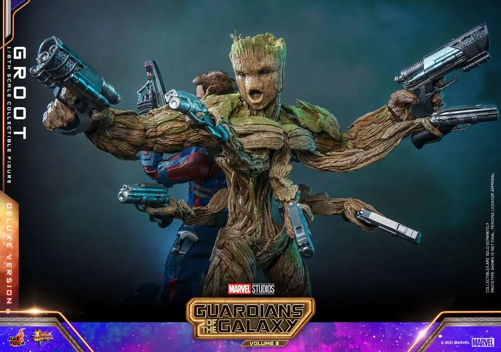 Guardians of the Galaxy Vol. 3 Movie Masterpiece akčná figúrka 1/6 Groot (Deluxe Version) 32 cm termékfotó